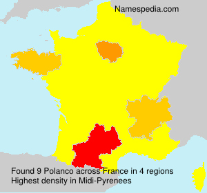 Surname Polanco in France Surname Polanco in France