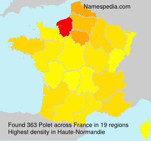 Surname Polet in France Surname Polet in France