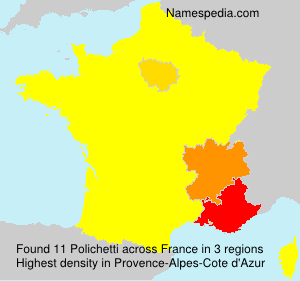 Surname Polichetti in France Surname Polichetti in France
