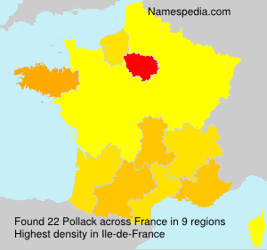 Surname Pollack in France Surname Pollack in France