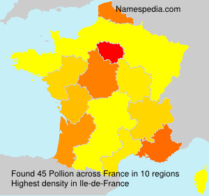 Surname Pollion in France