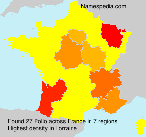 Surname Pollo in France Surname Pollo in France
