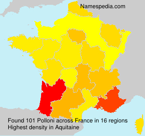 Surname Polloni in France Surname Polloni in France
