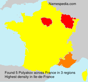 Surname Polyakov in France Surname Polyakov in France