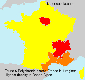 Surname Polychronis in France Surname Polychronis in France