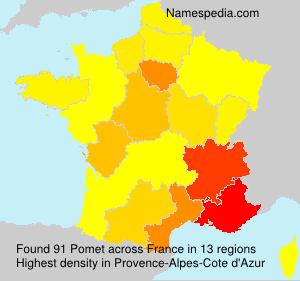 Surname Pomet in France Surname Pomet in France