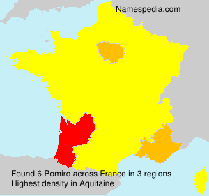 Surname Pomiro in France Surname Pomiro in France