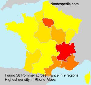 Surname Pommel in France Surname Pommel in France