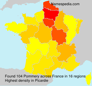 Surname Pommery in France Surname Pommery in France