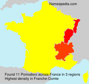 Surname Pomodoro in France Surname Pomodoro in France