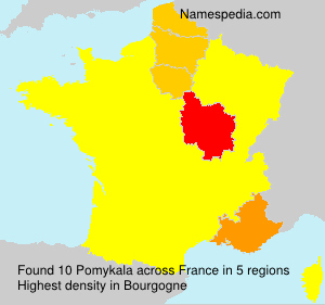 Surname Pomykala in France