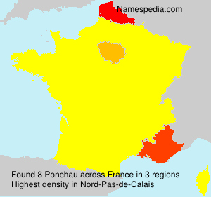 Surname Ponchau in France Surname Ponchau in France
