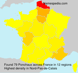 Surname Ponchaux in France Surname Ponchaux in France