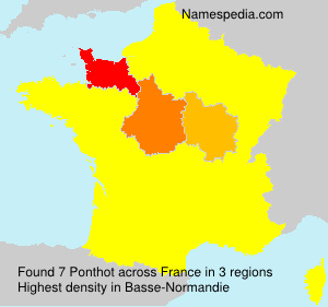 Surname Ponthot in France Surname Ponthot in France