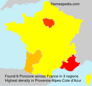 Surname Ponzone in France Surname Ponzone in France