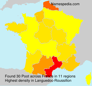 Surname Poot in France Surname Poot in France