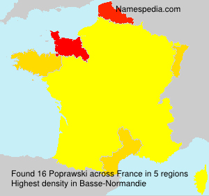 Surname Poprawski in France Surname Poprawski in France