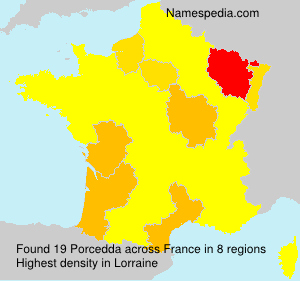 Surname Porcedda in France Surname Porcedda in France