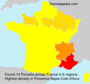 Surname Porcella in France Surname Porcella in France