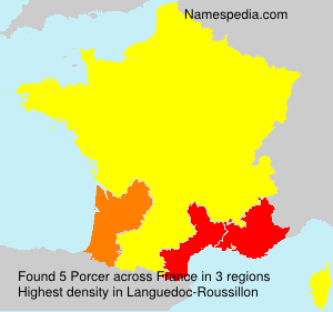 Surname Porcer in France Surname Porcer in France