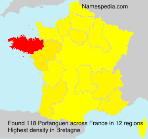 Surname Portanguen in France Surname Portanguen in France