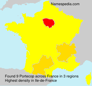 Surname Portecop in France Surname Portecop in France