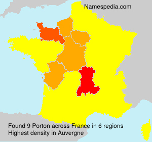 Surname Porton in France Surname Porton in France