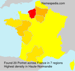 Surname Portret in France Surname Portret in France