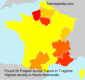 Surname Pospisil in France Surname Pospisil in France