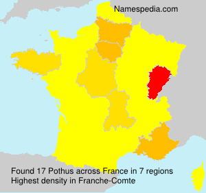 Surname Pothus in France Surname Pothus in France