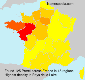 Surname Potrel in France Surname Potrel in France