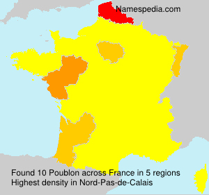 Surname Poublon in France Surname Poublon in France