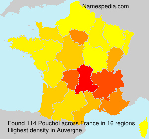 Surname Pouchol in France Surname Pouchol in France