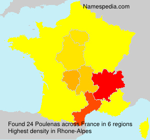 Surname Poulenas in France Surname Poulenas in France