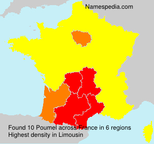 Surname Poumel in France Surname Poumel in France