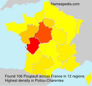 Surname Poupault in France Surname Poupault in France