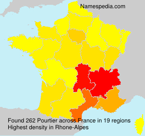 Surname Pourtier in France Surname Pourtier in France