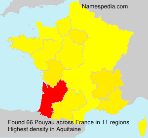 Surname Pouyau in France Surname Pouyau in France
