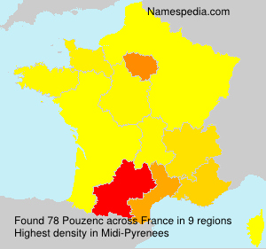 Surname Pouzenc in France Surname Pouzenc in France