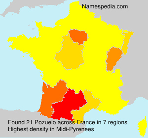 Surname Pozuelo in France Surname Pozuelo in France