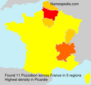 Surname Pozzebon in France Surname Pozzebon in France