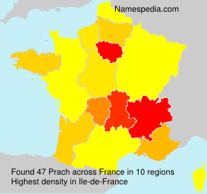 Surname Prach in France Surname Prach in France