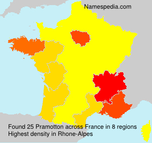 Surname Pramotton in France Surname Pramotton in France
