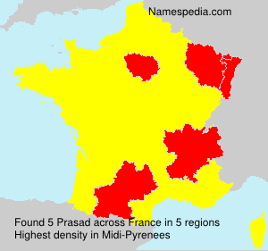 Surname Prasad in France Surname Prasad in France