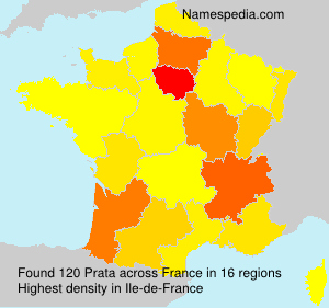 Surname Prata in France Surname Prata in France