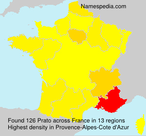 Surname Prato in France Surname Prato in France