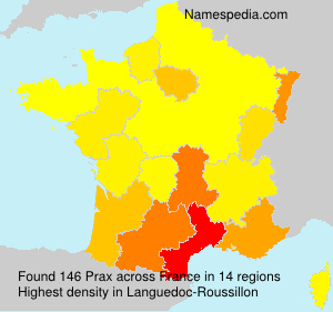 Surname Prax in France Surname Prax in France