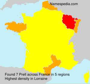 Surname Prell in France Surname Prell in France
