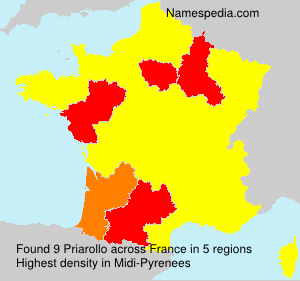 Surname Priarollo in France Surname Priarollo in France