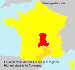 Surname Prillo in France Surname Prillo in France